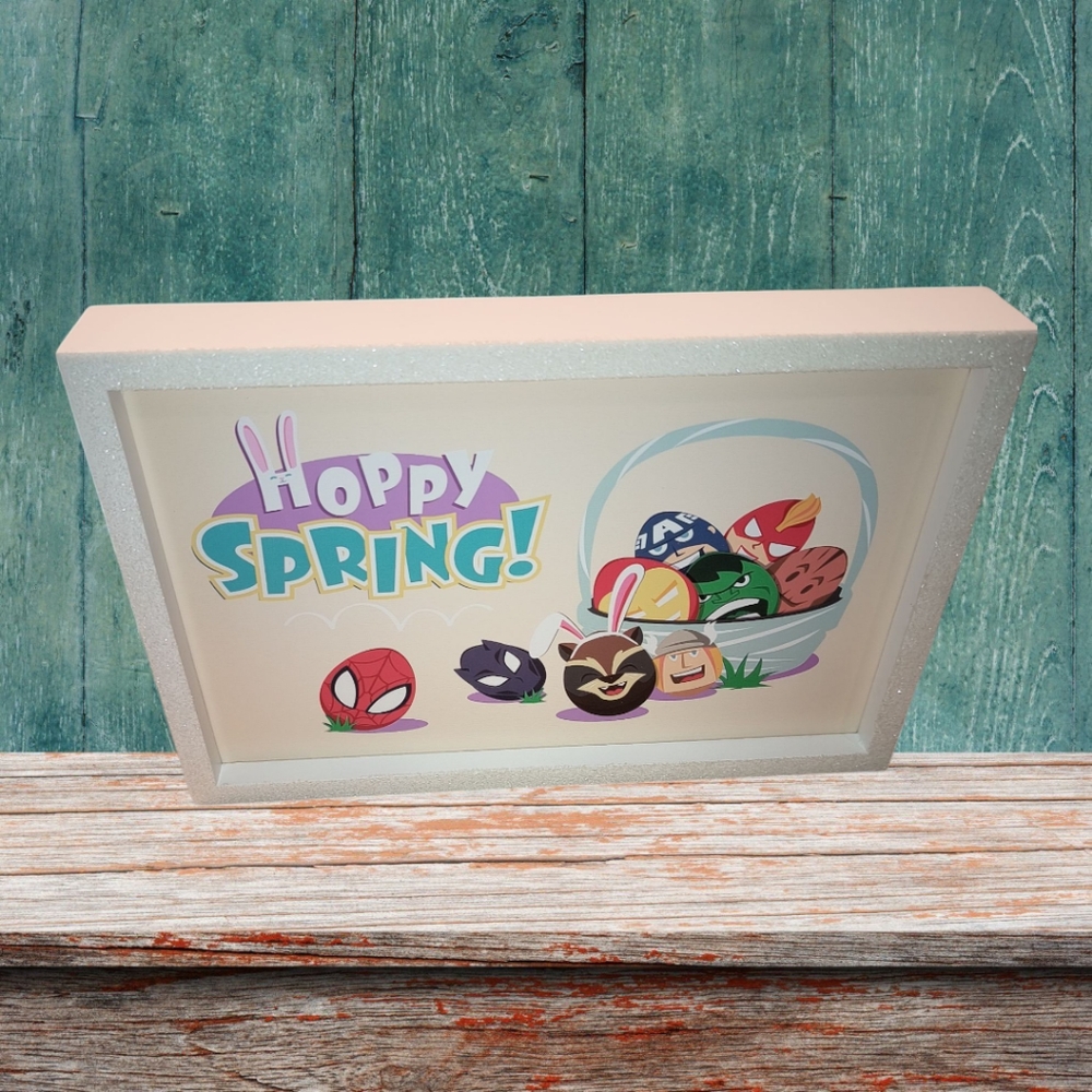 Marvel Hoppy Spring Framed Art NWT